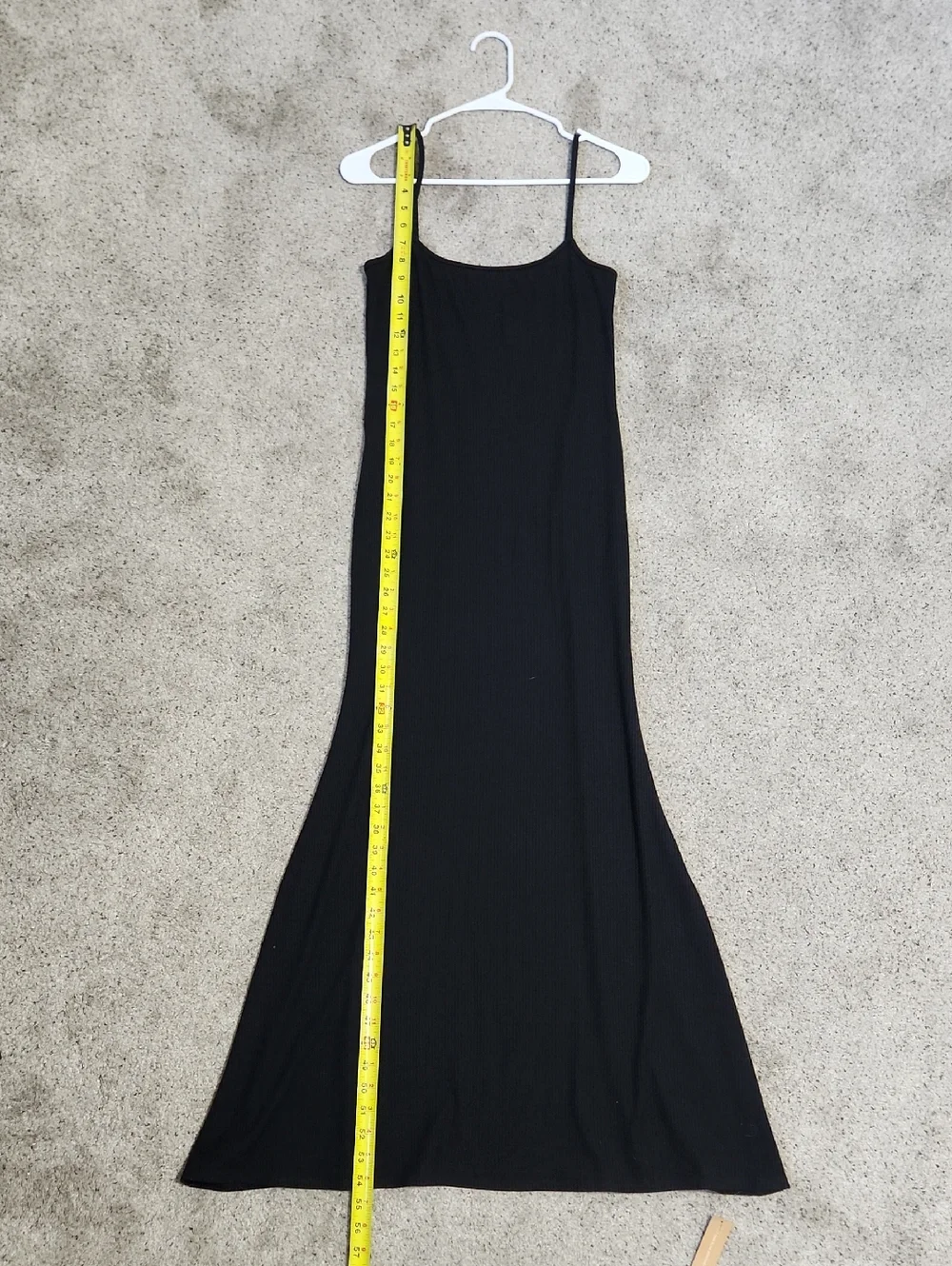 New Reformation Cosmo Maxi Knit Dress in Black Women's Size L - Picture 11 of 14